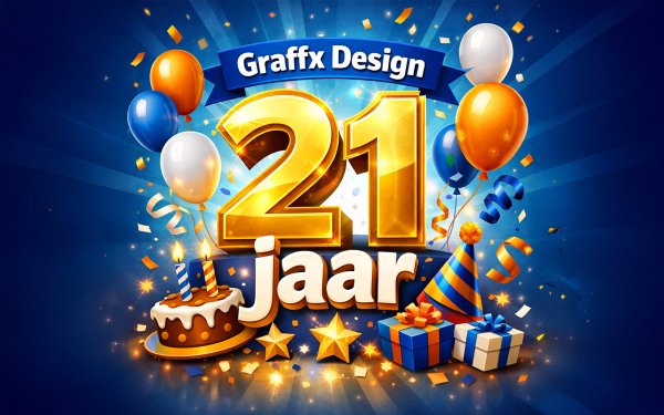 Graffx Design bestaat 21 jaar!